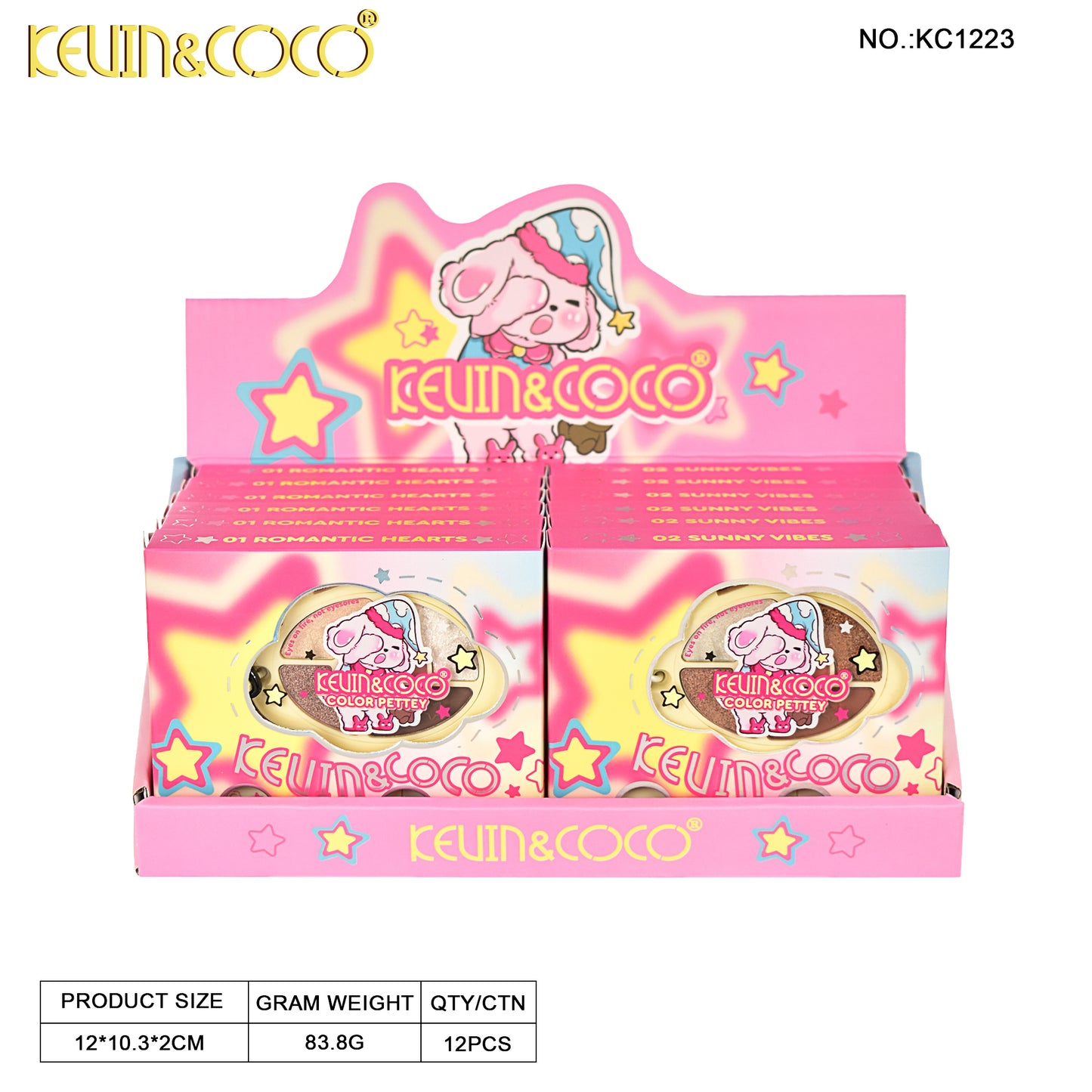 SOMBRA DE OJOS/ LABIAL LIQUIDO REF:KC1223