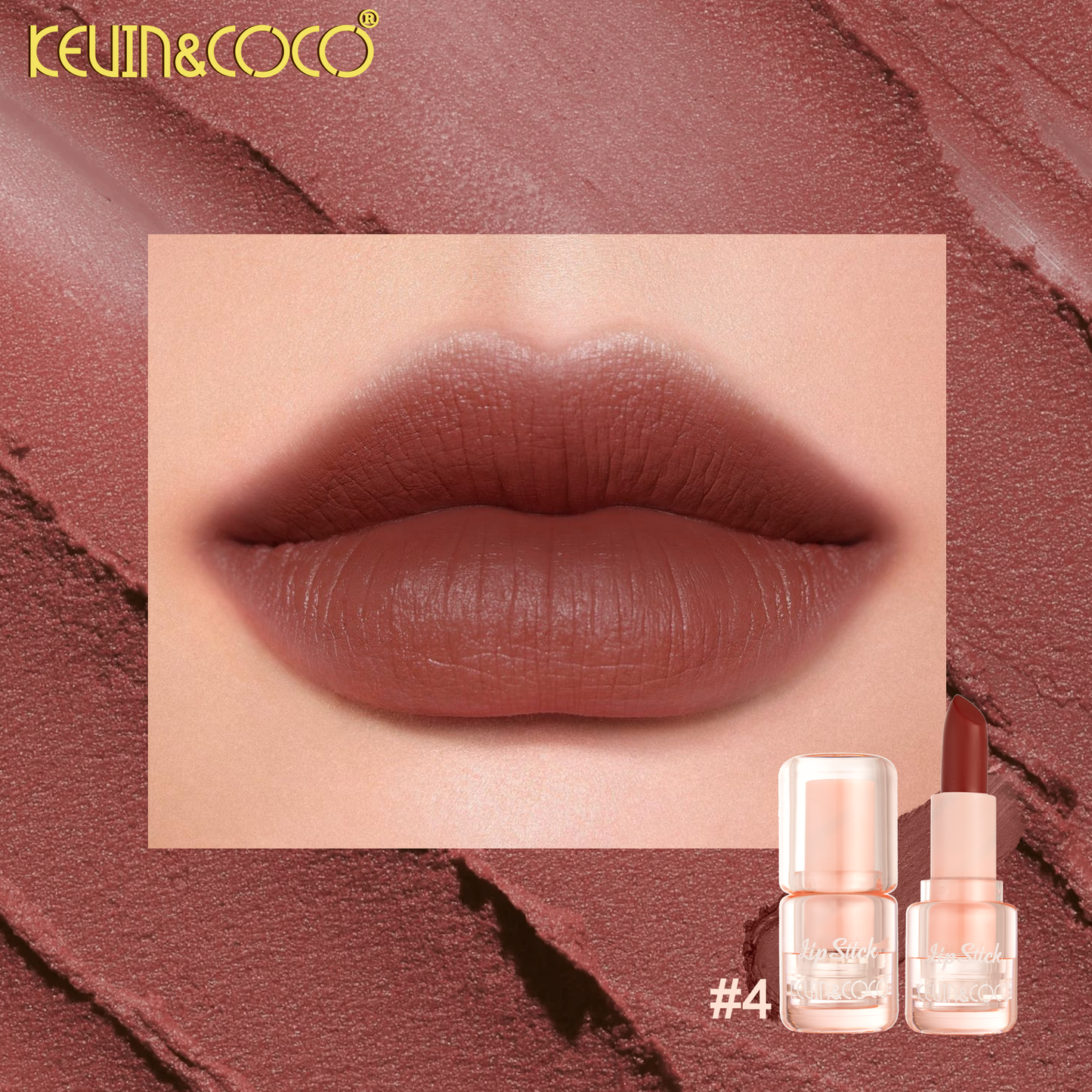 Labial en Barra Matte Velvet KEVIN&COCO REF:KC1286