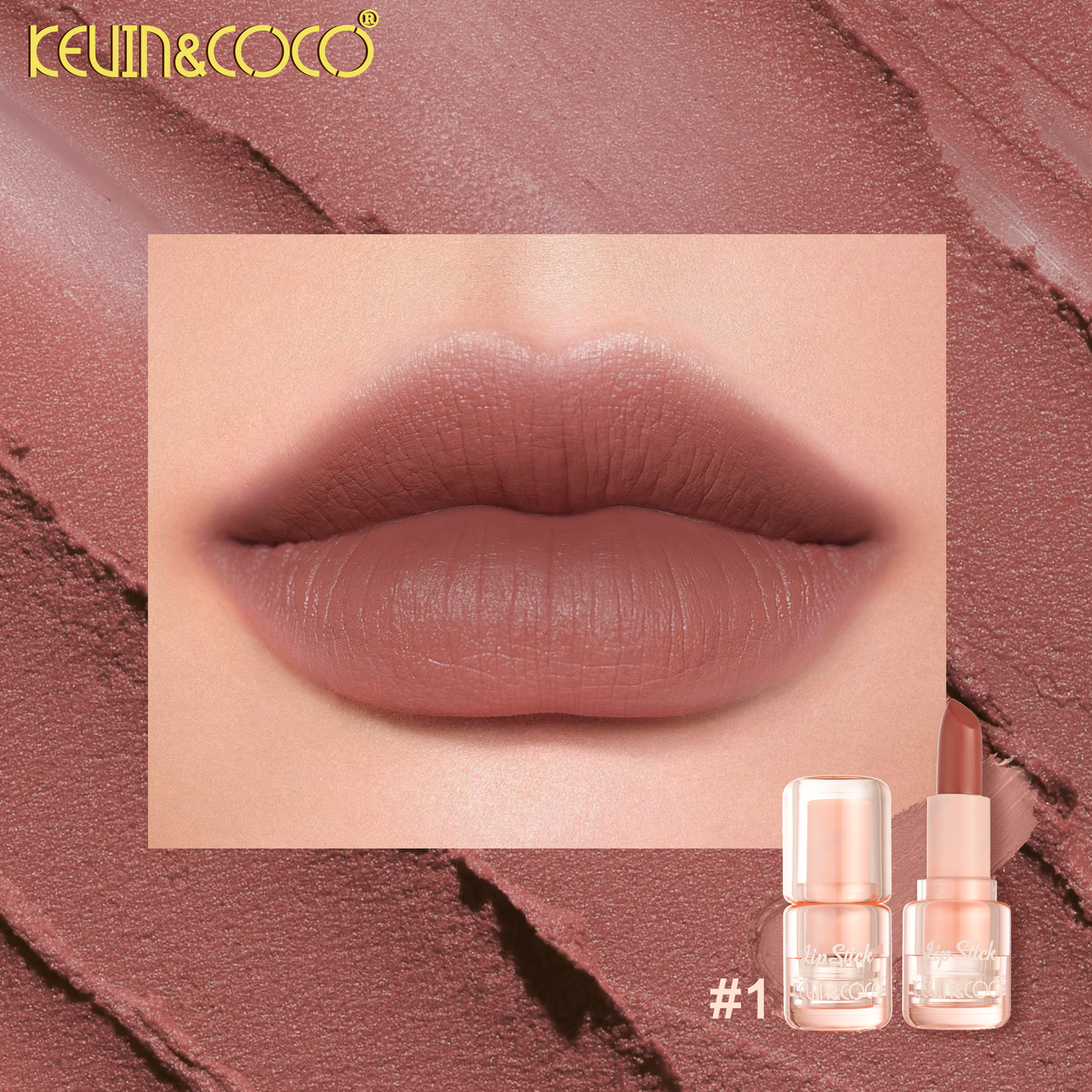 Labial en Barra Matte Velvet KEVIN&COCO REF:KC1286