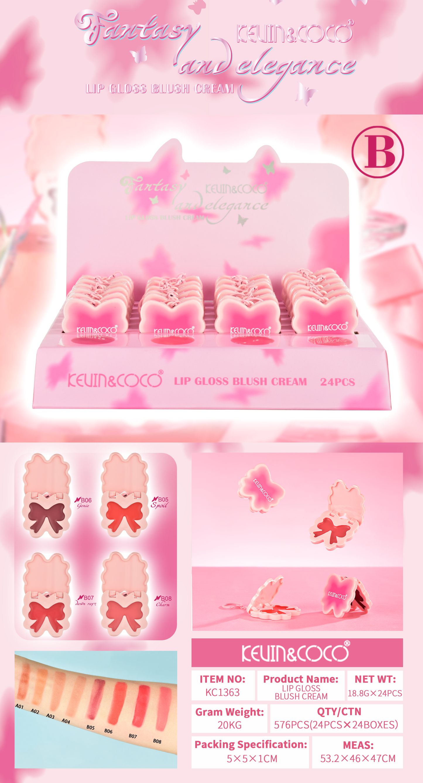 Rubor Cremoso KEVIN&COCO REF:KC1363