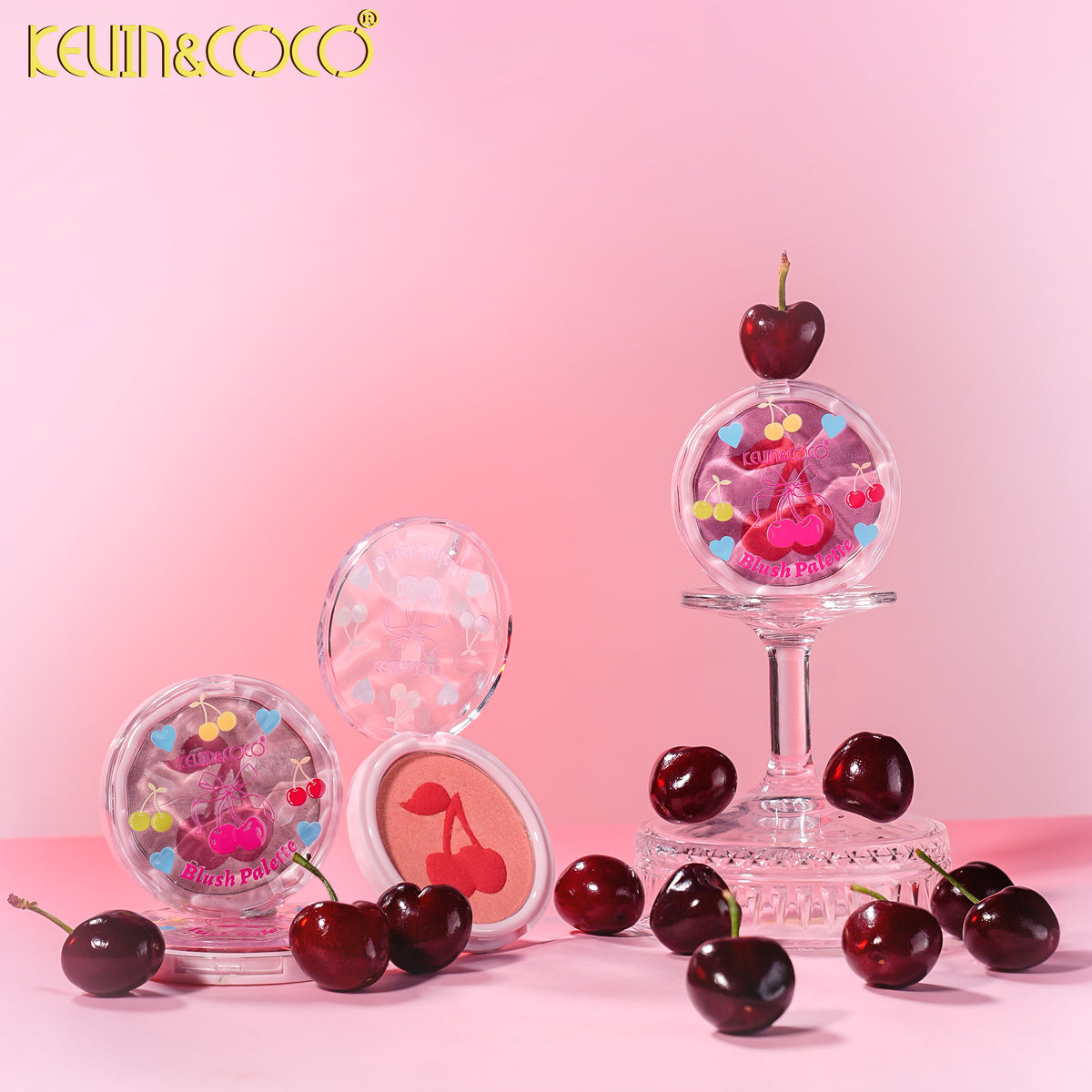 Rubor compacto Cherry kevin&coco REF:KC1415