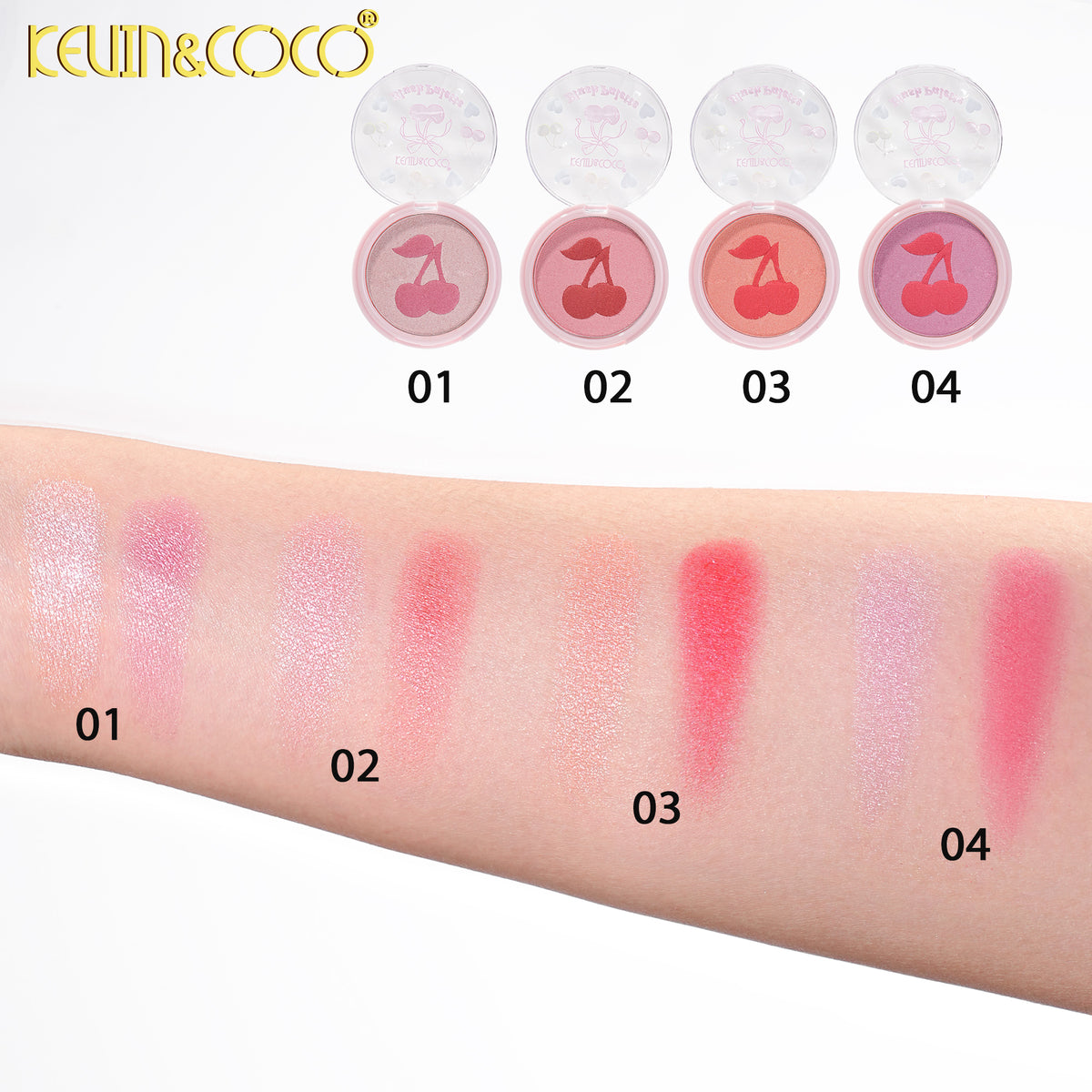 Rubor compacto Cherry kevin&coco REF:KC1415