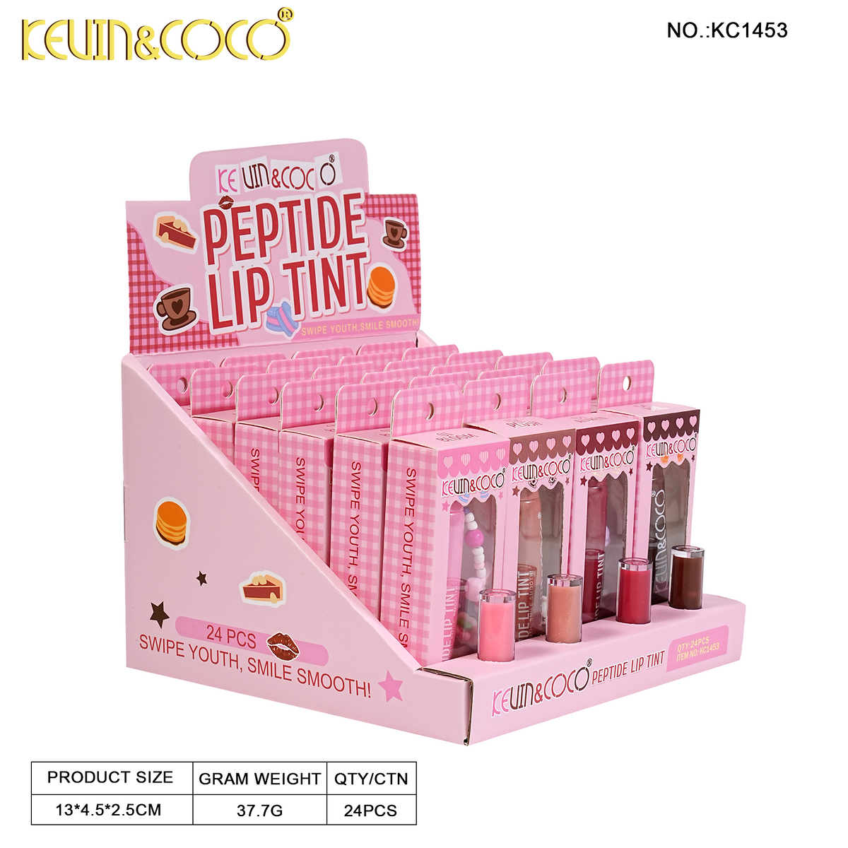 Brillo labial con llavero kevin&coco REF:KC1453