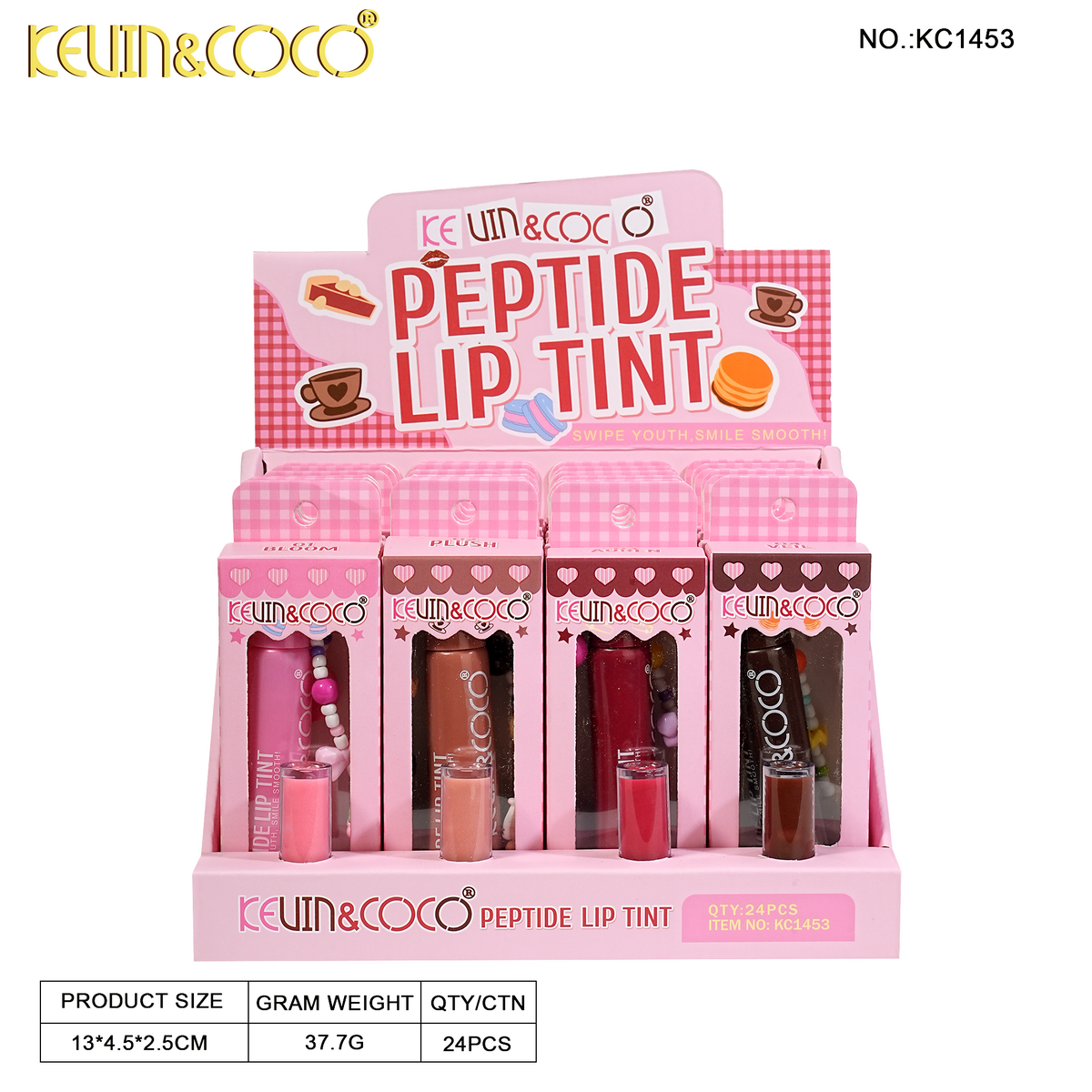 Brillo labial con llavero kevin&coco REF:KC1453