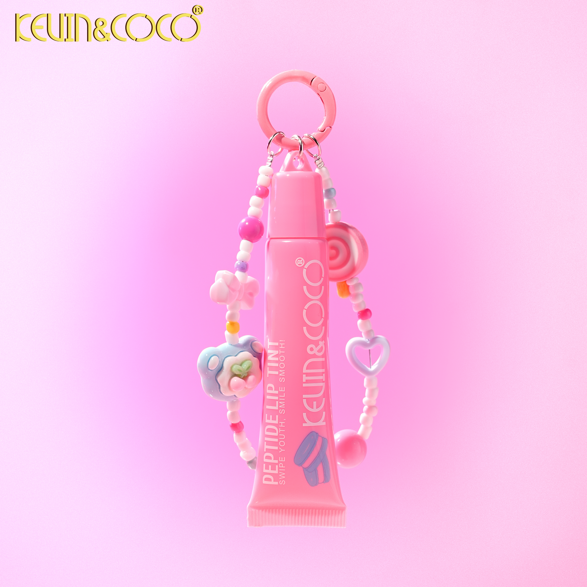 Brillo labial con llavero kevin&coco REF:KC1453