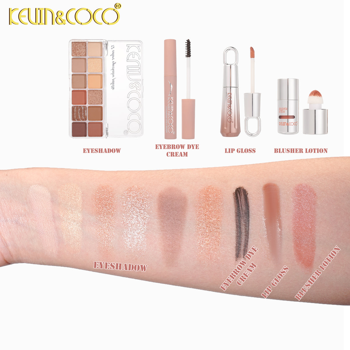 Kit de maquillaje Minimalist Nudes kevin&coco REF:KC1544