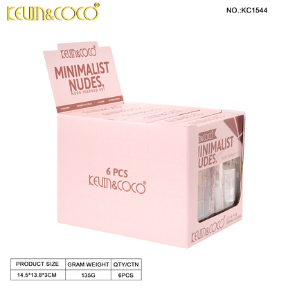 Kit de maquillaje Minimalist Nudes kevin&coco REF:KC1544
