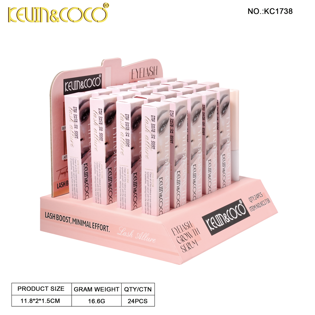 Serum para pestanas kevin&coco REF:KC1738