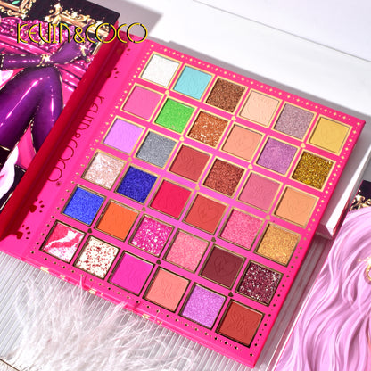 Kit de Maquillaje Completo Sombra + Labial Liquido – Kevin & Coco REF:KC231453