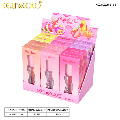 LABIAL LIQUIDO GLOSS FRESA KEVIN&COCO REF:KC240463