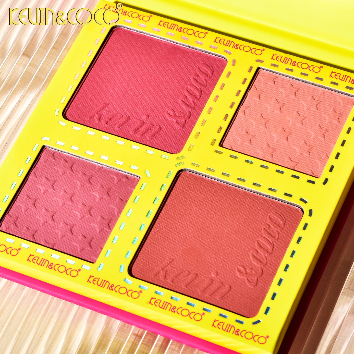 Paleta de Rubores 4 Tonos Fire of Love KEVIN&COCO REF:KC244553