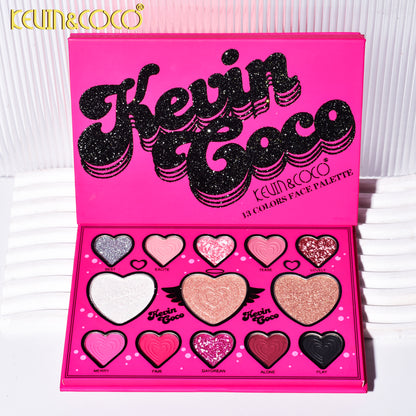 KIT DE MAQUILLAJE SOMBRA DE OJOS + ILUMINADO RREF: KC245314