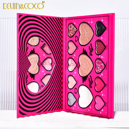 KIT DE MAQUILLAJE SOMBRA DE OJOS + ILUMINADO RREF: KC245314