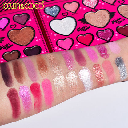 KIT DE MAQUILLAJE SOMBRA DE OJOS + ILUMINADO RREF: KC245314