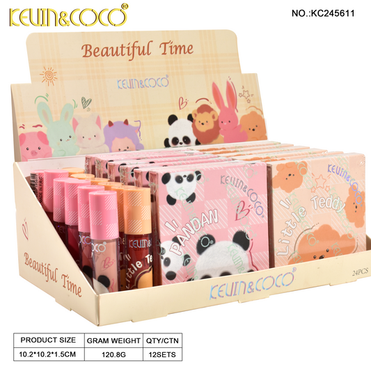 Kit de Sombras y Labial KEVIN&COCO REF:KC245611