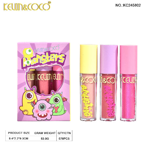 KIT DE LABIAL LIQUIDO*3 KEVIN&COCO REF:KC245802