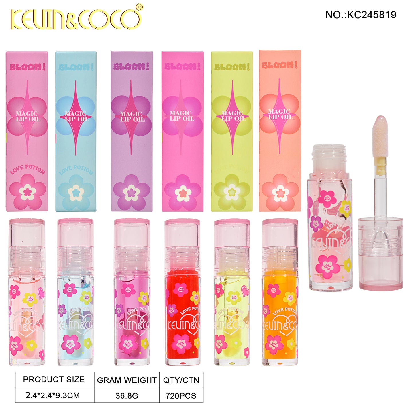 BRILLO LABIAL LIQUIDO KEVIN&COCO REF:KC245819