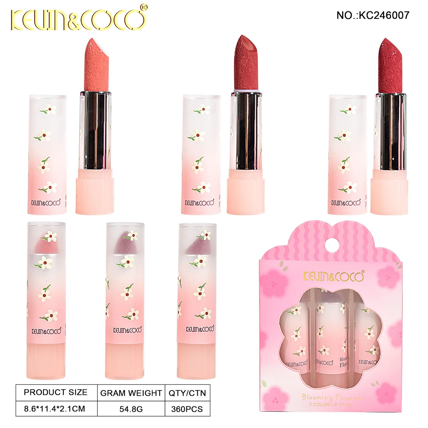 KIT LABIAL EN BARRA*3 KEVIN&COCO REF:KC246007