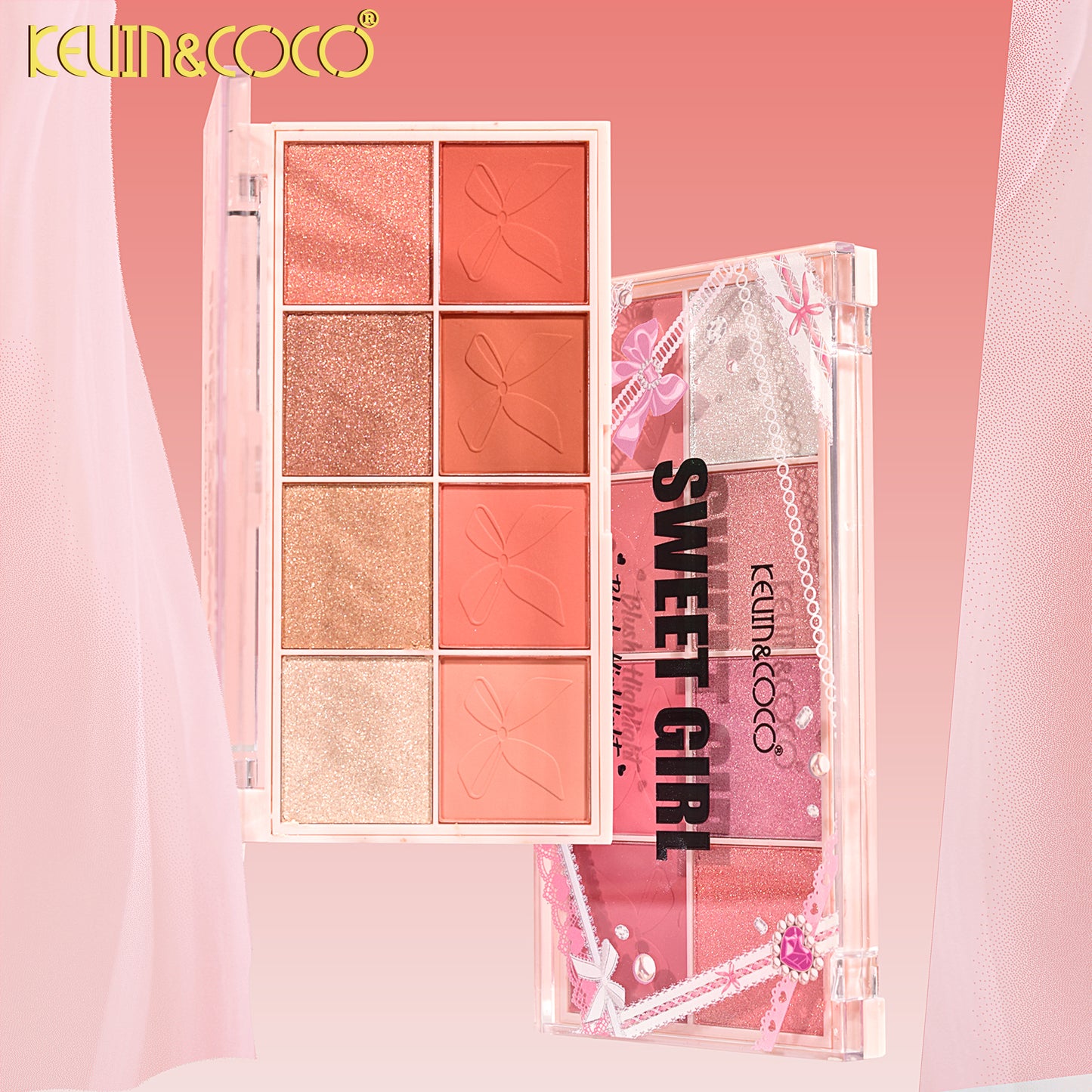 PALETA ILUMINADOR/ RUBOR KEVIN&COCO REF:K246120