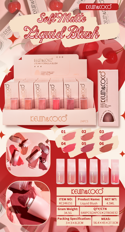 Rubor Liquido KEVIN&COCO REF:KC246151