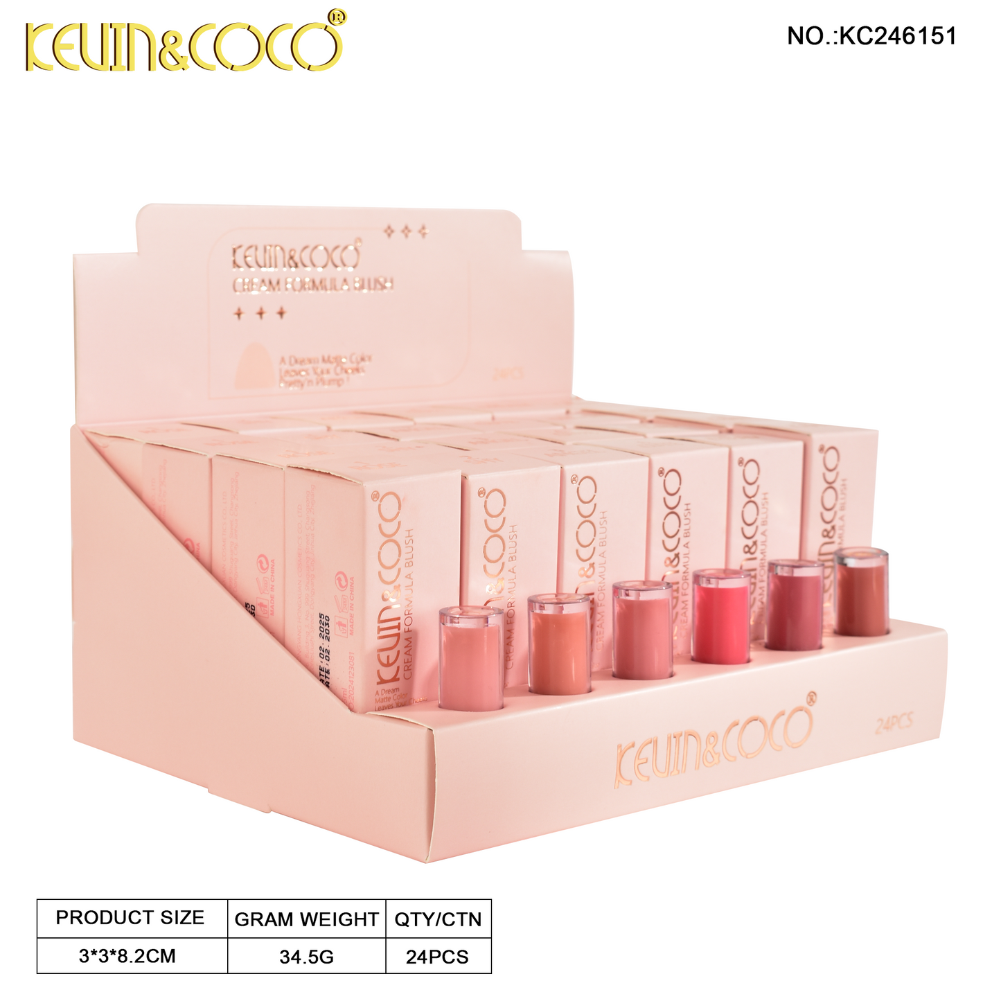 Rubor Liquido KEVIN&COCO REF:KC246151