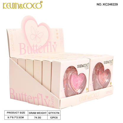 KIT CORAZON LABIAL LIQUIDO/ RUBOR CREMOSO KEVIN&COCO REF:KC246229