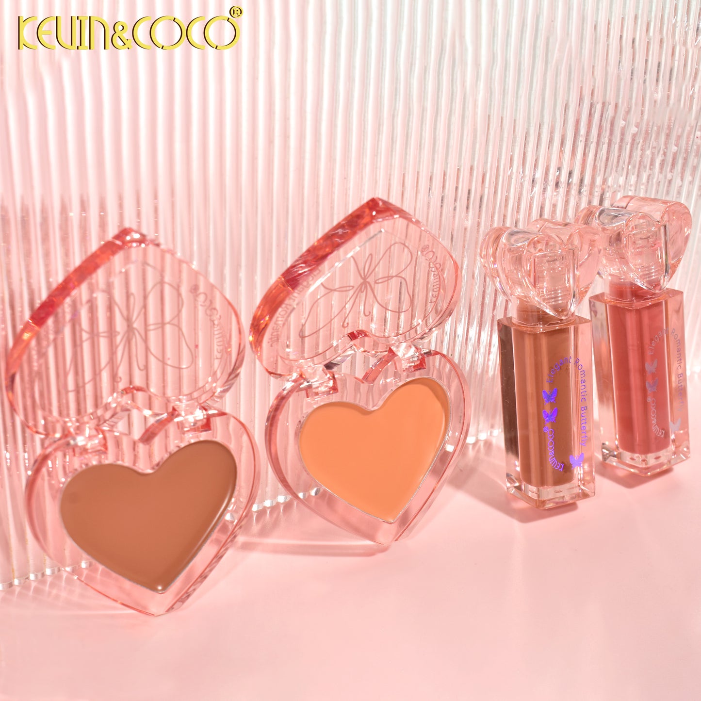 KIT CORAZON LABIAL LIQUIDO/ RUBOR CREMOSO KEVIN&COCO REF:KC246229