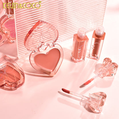 KIT CORAZON LABIAL LIQUIDO/ RUBOR CREMOSO KEVIN&COCO REF:KC246229