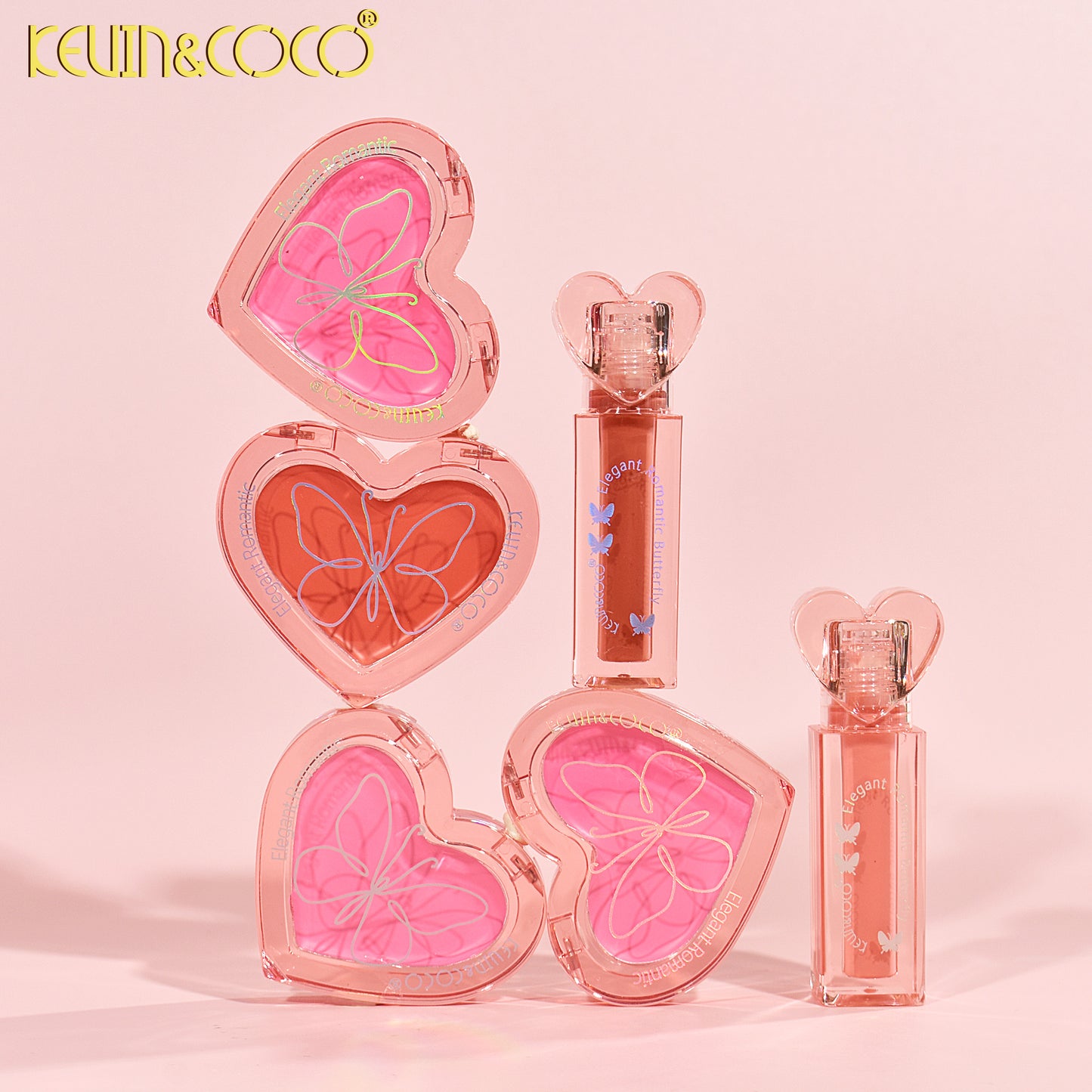 KIT CORAZON LABIAL LIQUIDO/ RUBOR CREMOSO KEVIN&COCO REF:KC246229