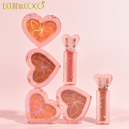 KIT CORAZON LABIAL LIQUIDO/ RUBOR CREMOSO KEVIN&COCO REF:KC246229