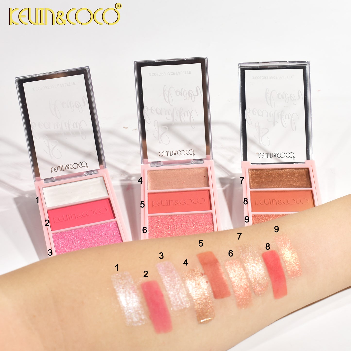 PALETA DE RUBOR 3 TONOS REF:KC246342