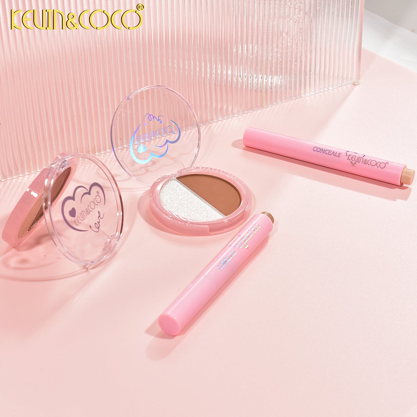 KIT ILUMINADOR Y CONTORNO KEVIN&COCO REF:KC246809&KC246816