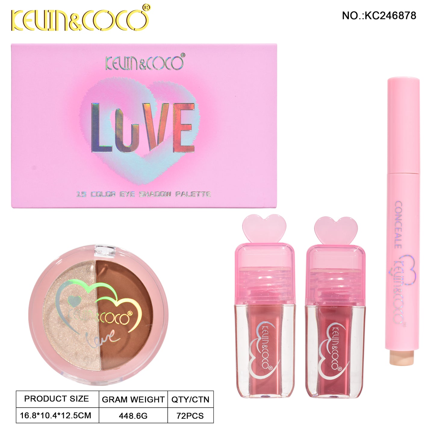 KIT DE MAQUILLAJE REGALO KEVIN&COCO REF:KC246878