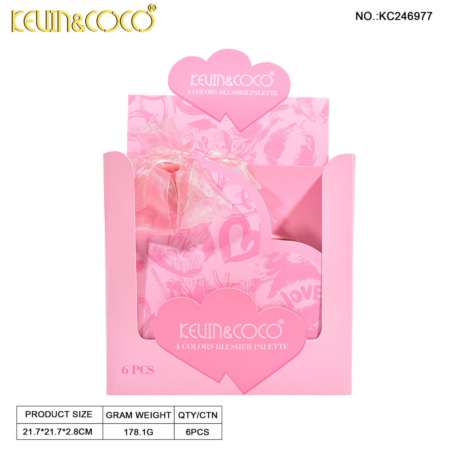 KIT*4 RUBOR CORAZON REF:KC246977