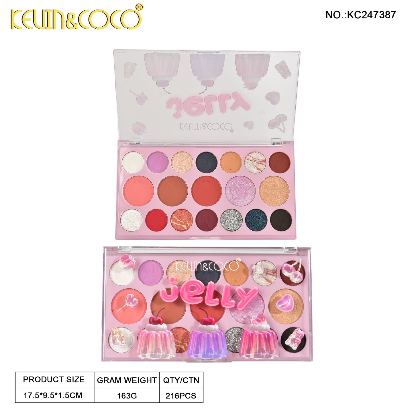 PALETA DE SOMBRAS KEVIN&COCO REF:KC247387