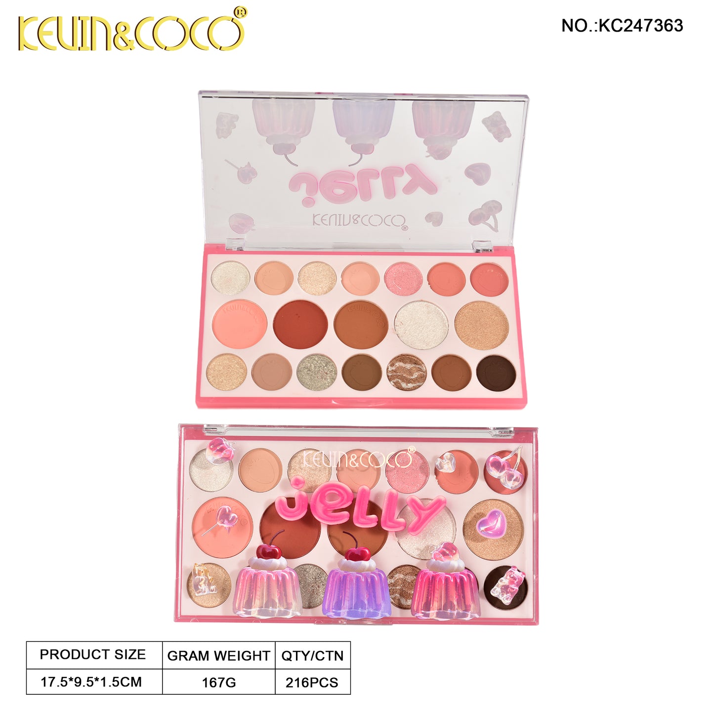 PALETA DE SOMBRAS KEVIN&COCO REF:KC247363