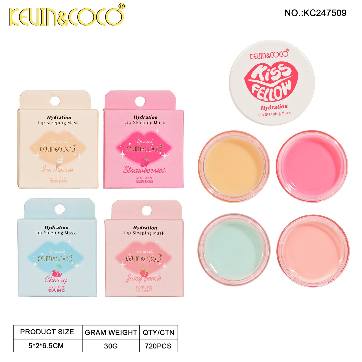 MASCARILLA HIDRATANTE LABIAL KEVIN&COCO REF:KC247509