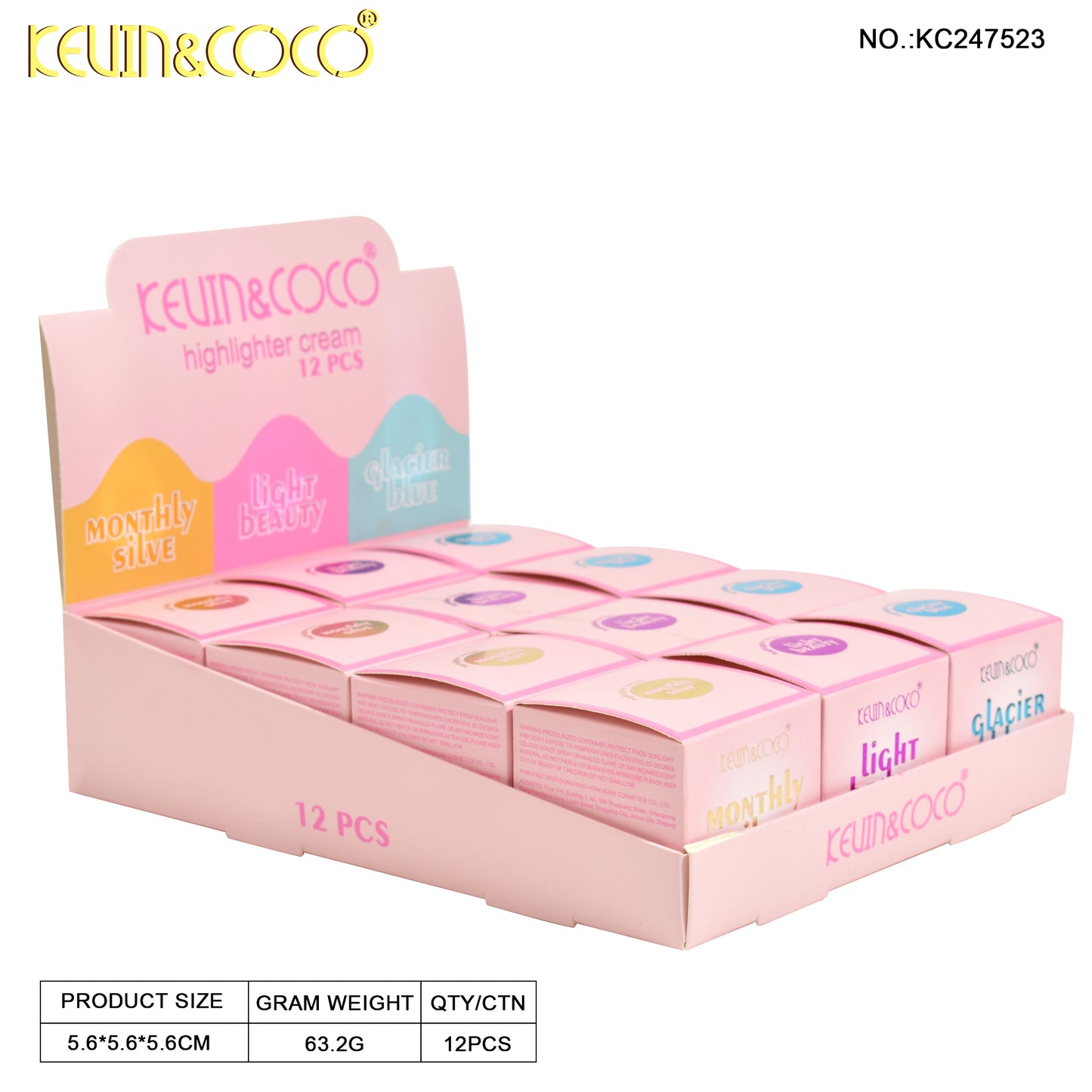 ILUMINADOR EN CREMA KEVIN&COCO REF:KC247523