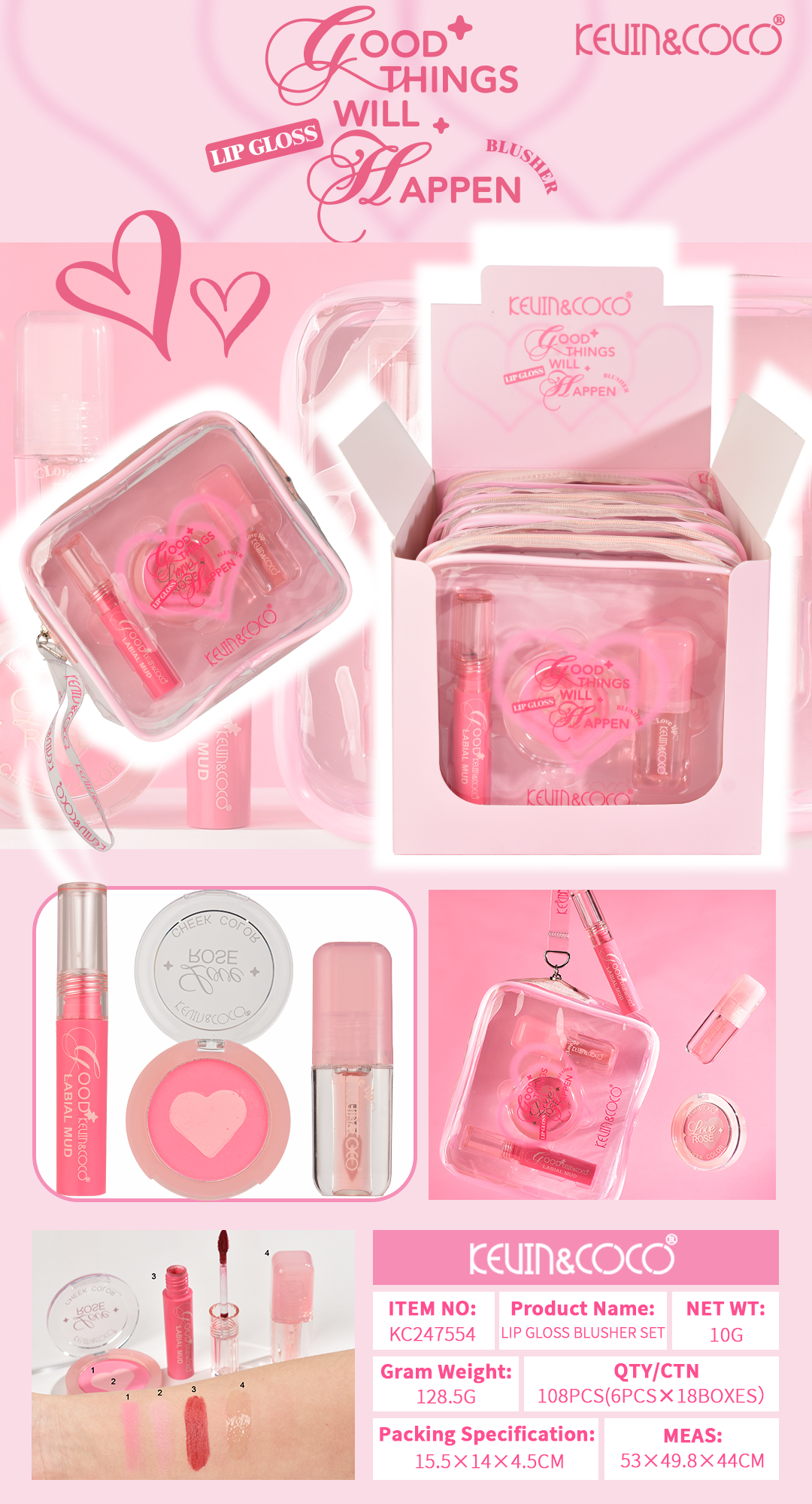 Set de Maquillaje Colorful Box KEVIN&COCO REF:KC247554