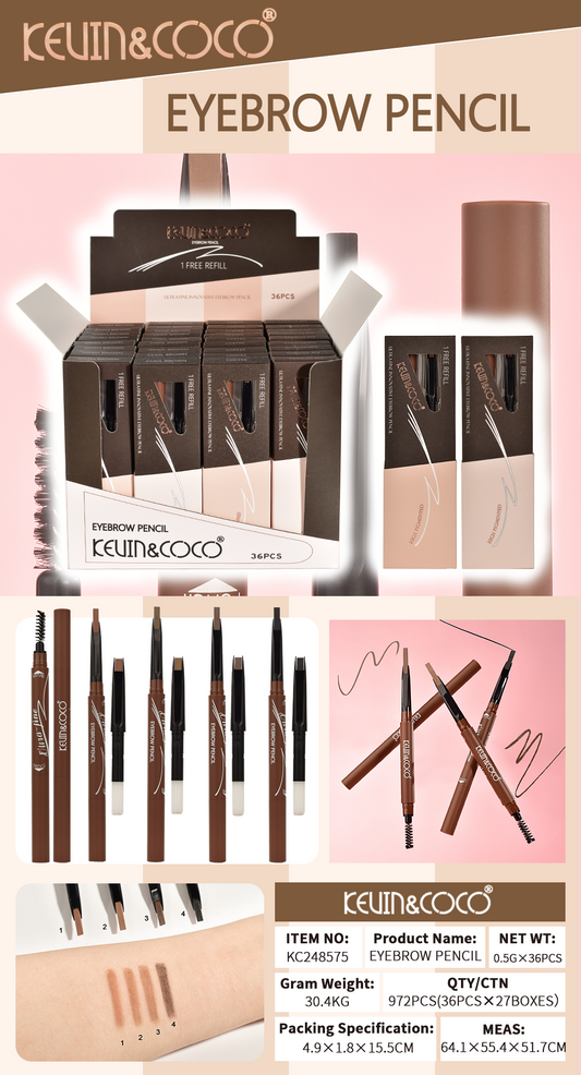 Lápiz de Cejas con Repuesto KEVIN&COCO  REF:KC248575