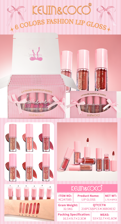 KIT LABIAL LIQUIDO*6 KEVIN&COCO REF:KC247585