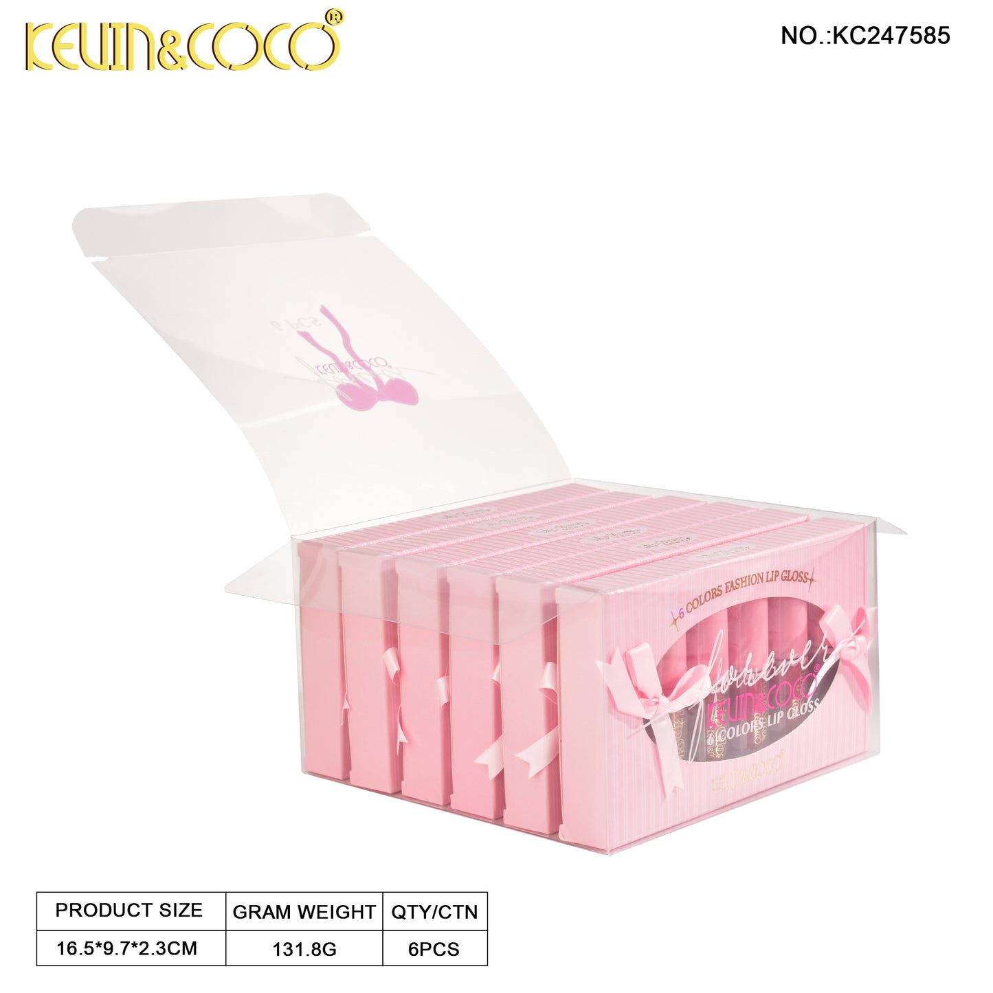 KIT LABIAL LIQUIDO*6 KEVIN&COCO REF:KC247585