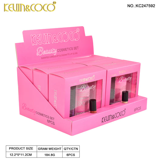 KIT LABIAL LIQUIDO Y VELA KEVIN&COCO REF:KC247592