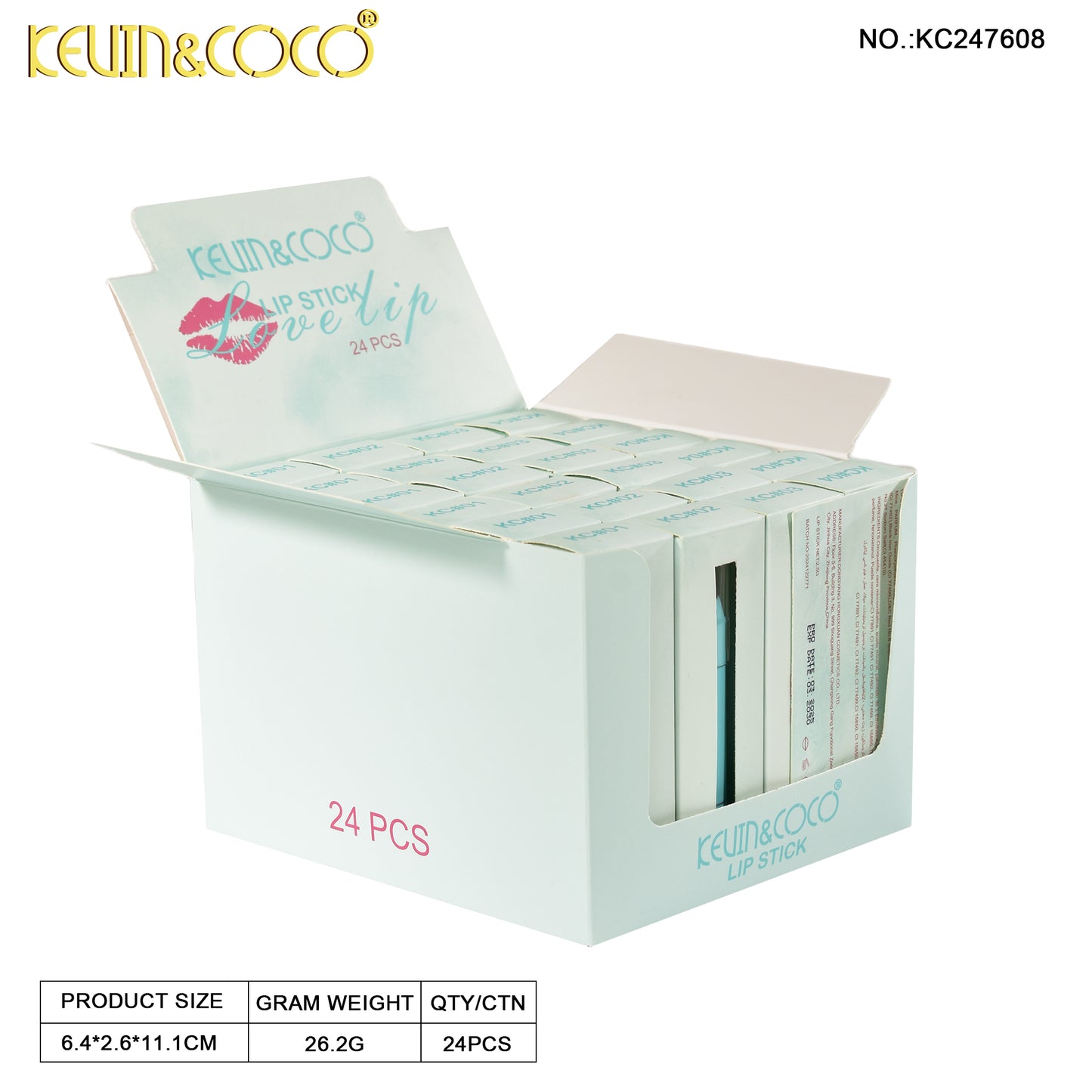 LAPIZ LABIAL EN BARRA KEVIN&COCO REF:KC247608