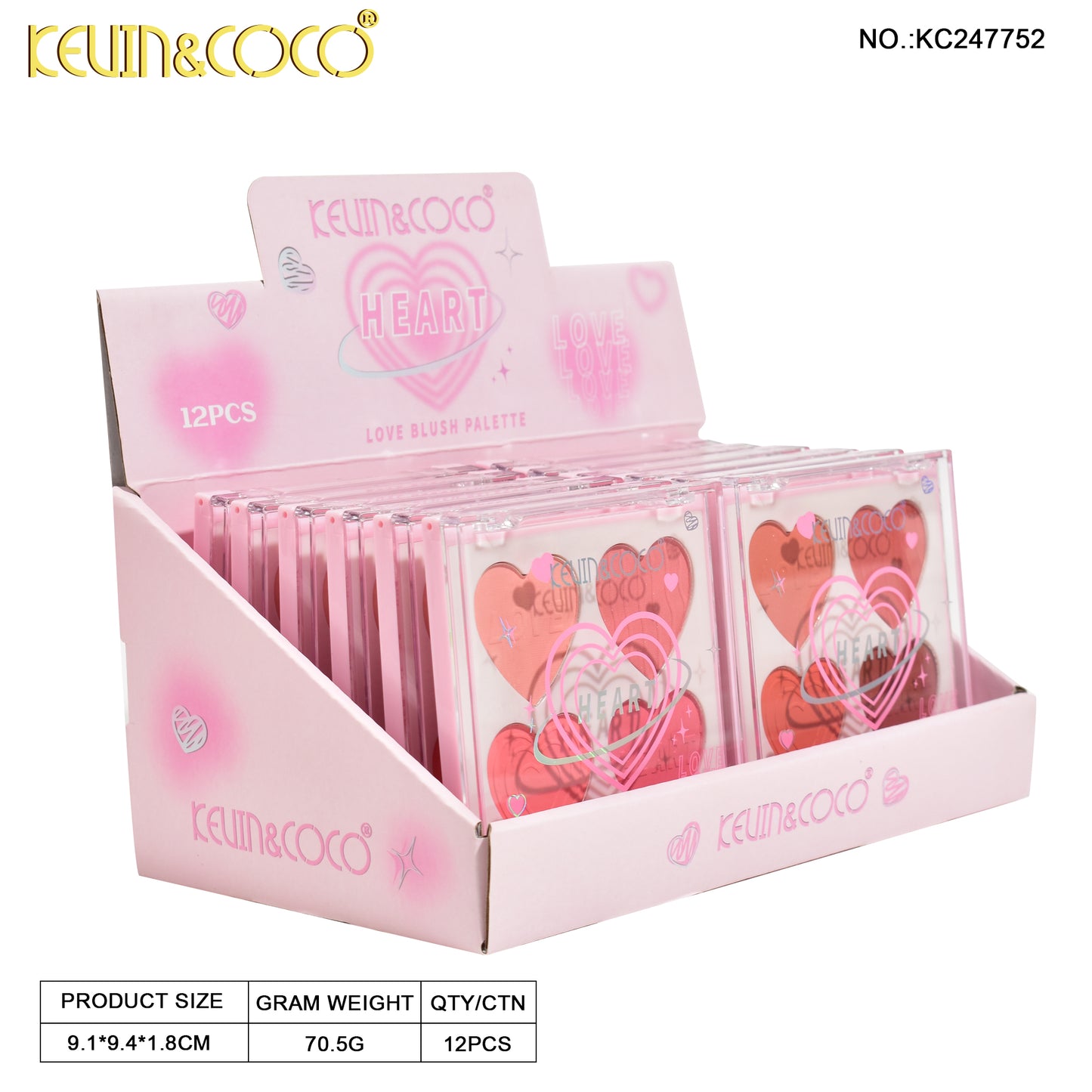 RUBOR 4 TONOS KEVIN&COCO REF:KC247752