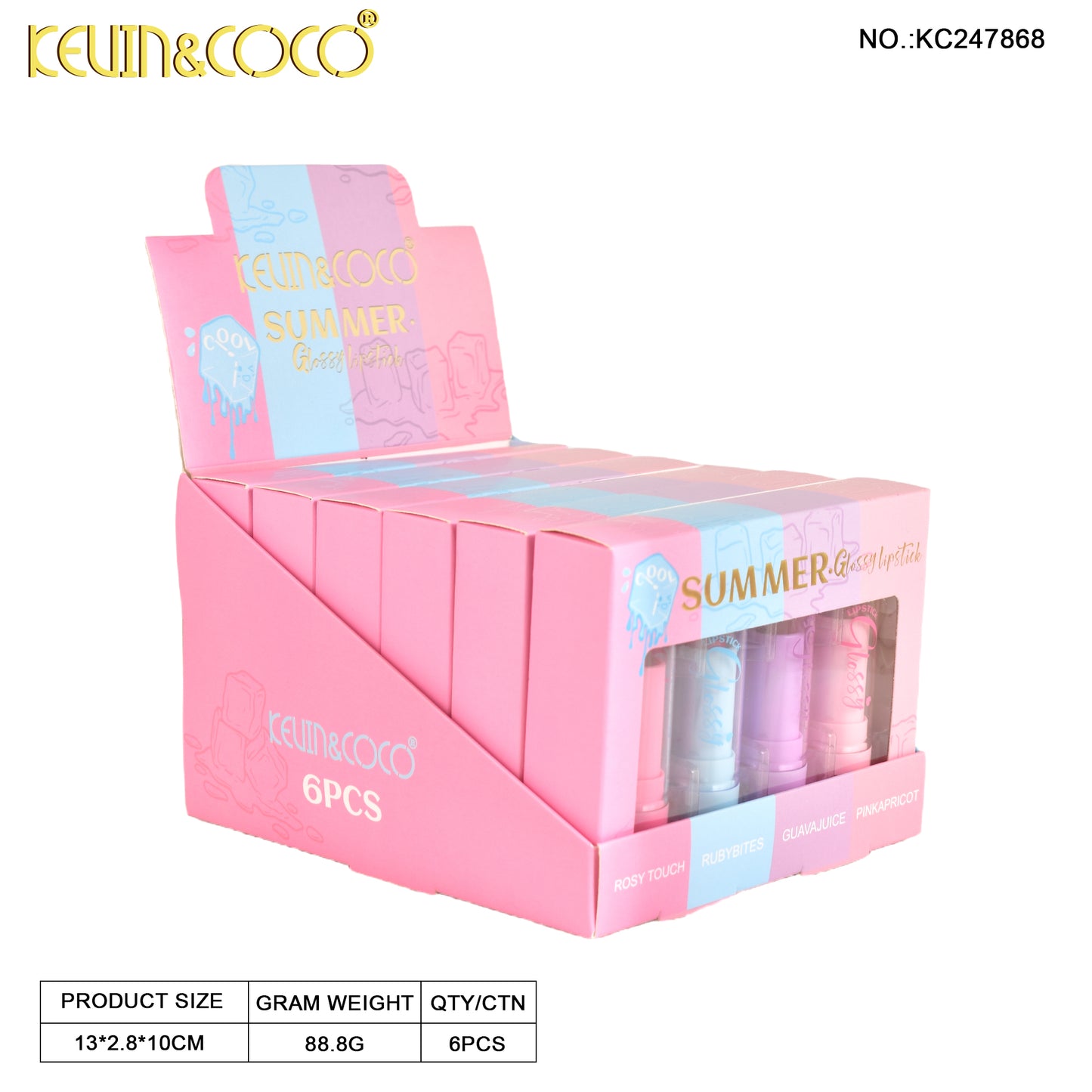 Kit Labial en barra *4 KEVIN&COCO REF:KC247868