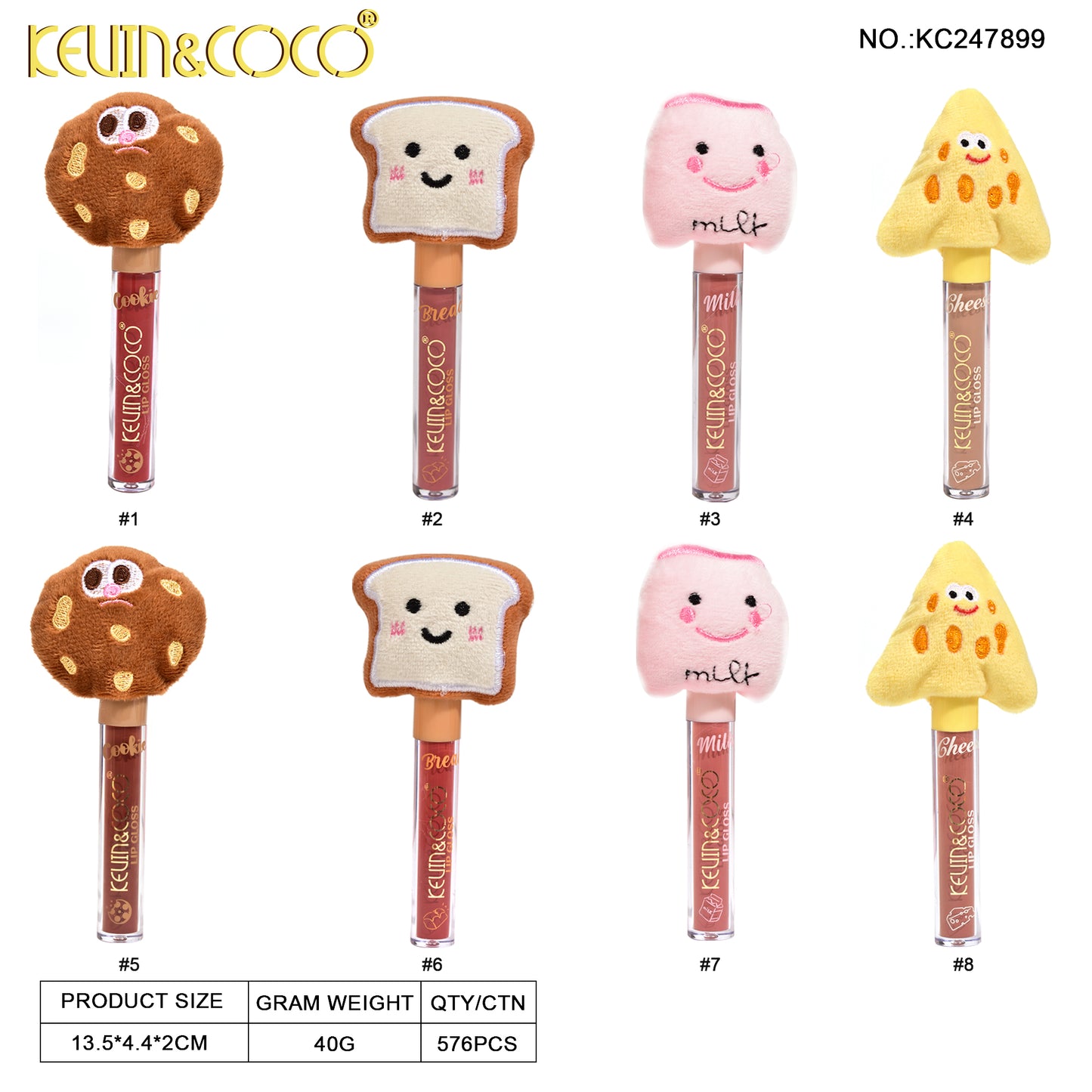 LABIAL LIQUIDO TAPA PELUCHE KEVIN&COCO REF:KC247899