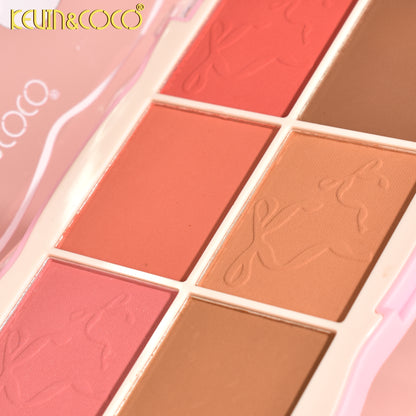 Paleta de Rubores 6 Colores – Kevin & Coco REF:KC247912
