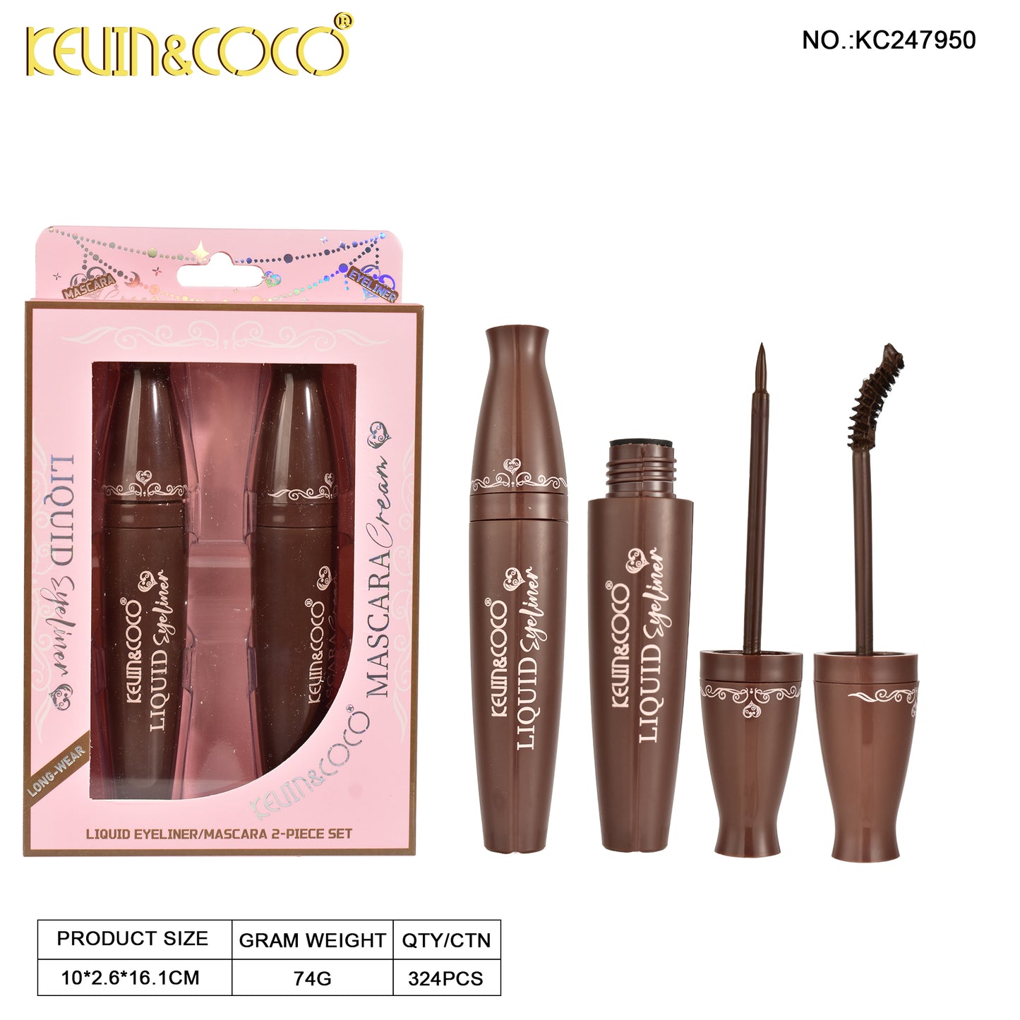 PESTANINA/ DELINEADOR DE OJOS CAFE REF:KC247950