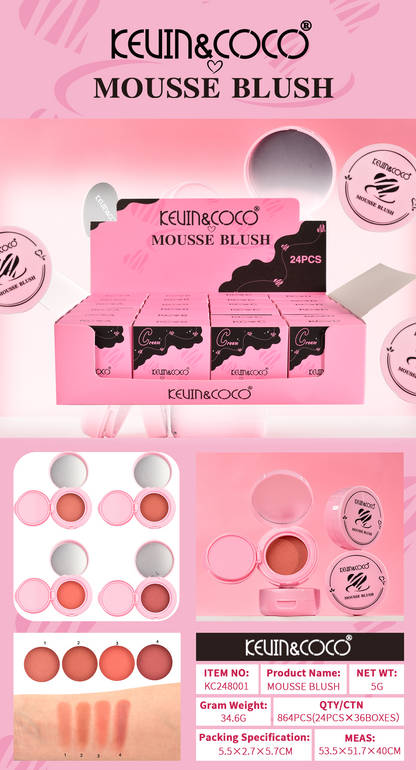 Rubor cremoso Idividual KEVIN&COCO REF:KC248001